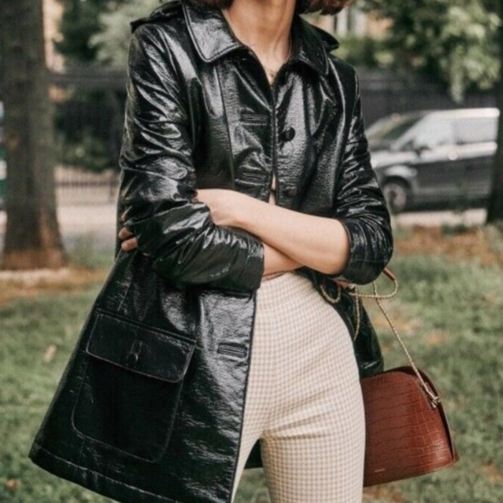 Sezane Alfred Coat in Black
